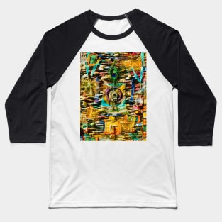 Crystal Kaleidascope Baseball T-Shirt